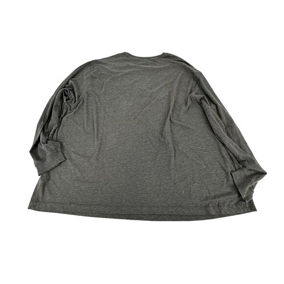 Roundtree & Yorke Softwashed Long Sleeve Front Pocket Crewneck T-Shirt Size 3XB - Picture 9 of 10